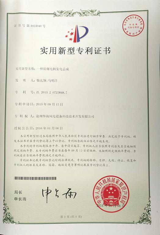 <strong>一种防爆电机集电总成</strong>